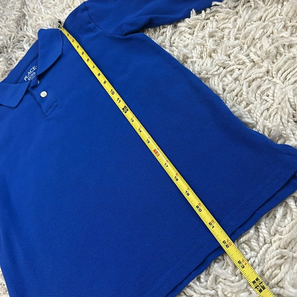 The Children’s Place Polo Blue Long Sleeve Shirt